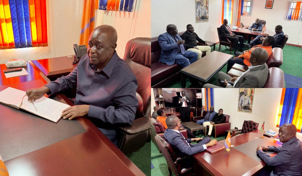 New Era at ODM: Oburu Oginga Takes Charge at Party Headquarters