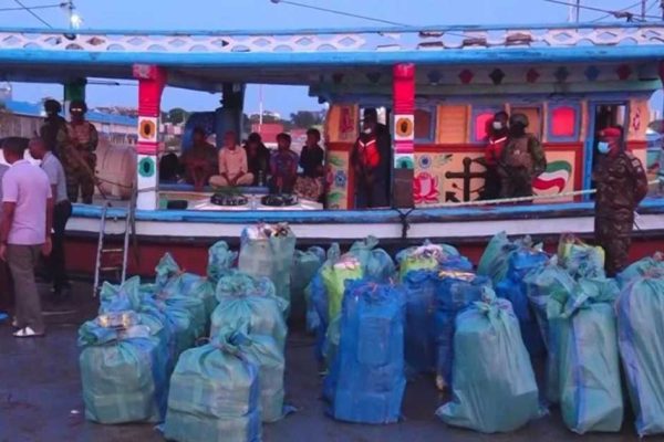 Kenya Navy Busts Massive Drug Shipment Worth Ksh. 8.2 Billion